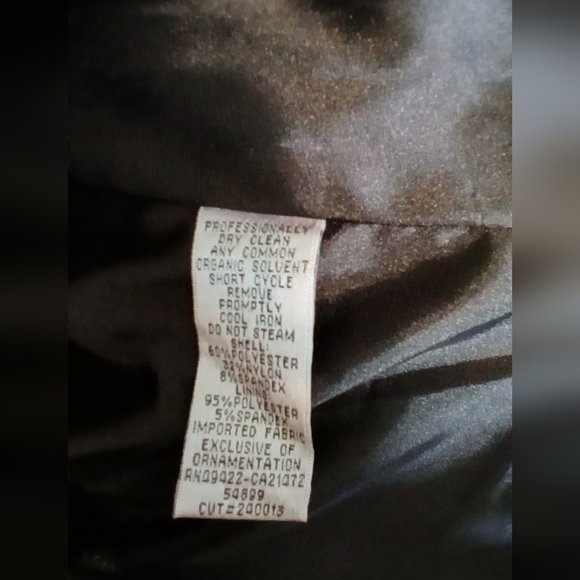 Vintage Jessica McClintock 80's Pink & Black Lace Midi Dress Size 12 HOCO Whimsy - Picture 9 of 9